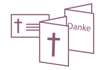 Trauerdrucksachen und Dankeskarten